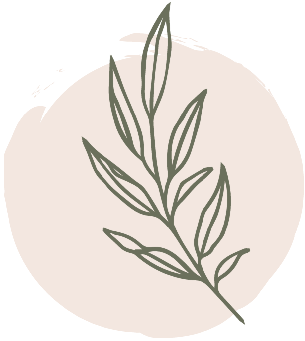 decorative branch in a circle